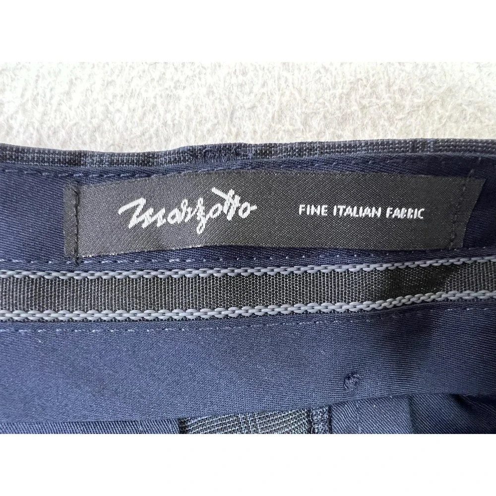 Banana Republic Dress Pants Mens 33x32 Blue Performance Wool Slim Fit NEW